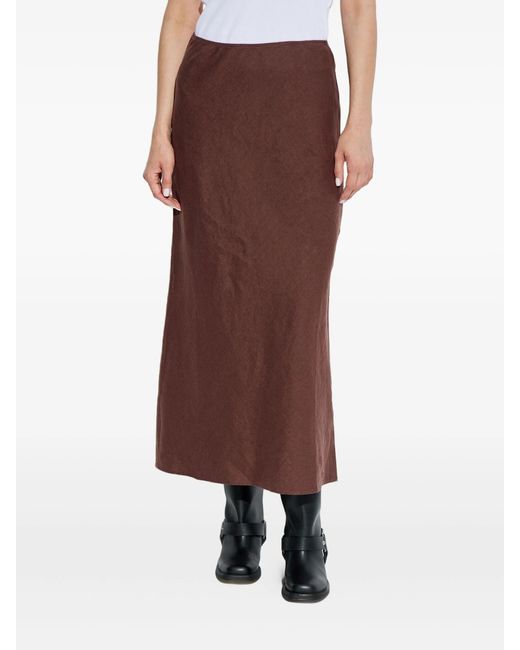 Jupe Saagneta Samsøe & Samsøe en coloris Brown