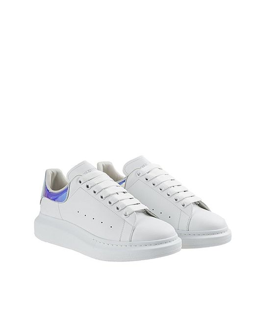 Alexander McQueen Oversized Larry Sneakers in het White voor heren