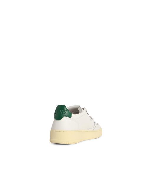 Autry White Lear Medalist Sneakers for men