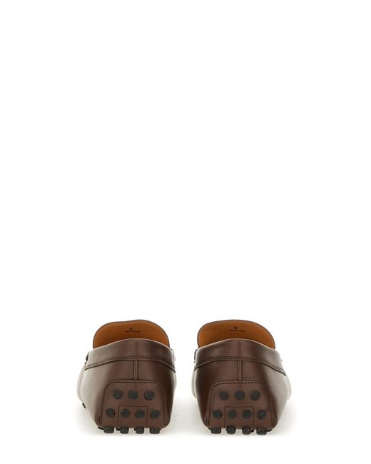 Tod's Brown Moccasin "Gommino Bubble"
