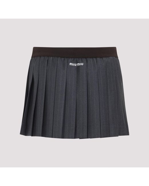 Miu Miu Minirok in het Black