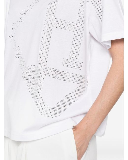 Herno White Cotton T-Shirt