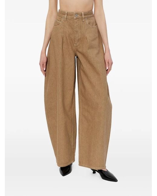 Jacquemus White Wide-Leg Jeans