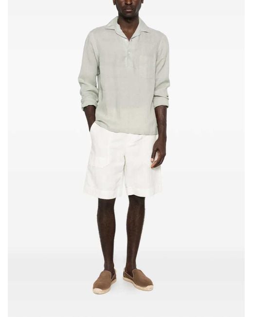 Lardini White Shirt With Pocket for men