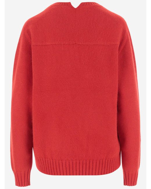 Carven Red Cashmere Sweater