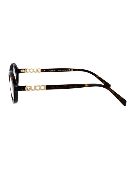 Gucci Black Oval Optical Gg2153 O 002