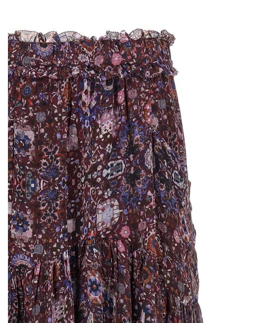 'Besma' falda Isabel Marant de color Purple