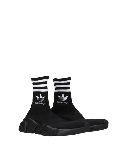 Balenciaga Black Sneakers Adidas Speed Fabric