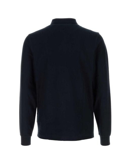 Fred Perry Blue Embroidered Piquet Polo Shirt for men