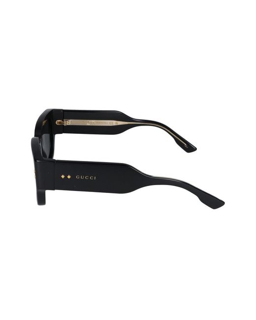 Gucci Sonnenbrille GG1261 S 001 schwarzes schwarzes grau /20 /145 in Black für Herren
