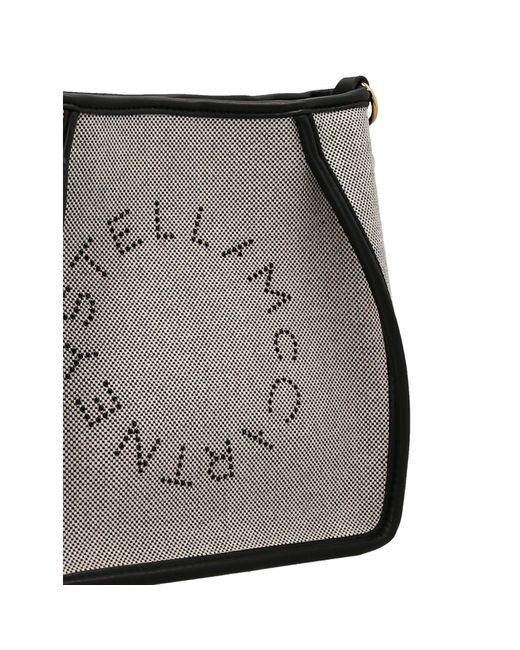 Stella McCartney Gray Cross Lod Bag Tasche