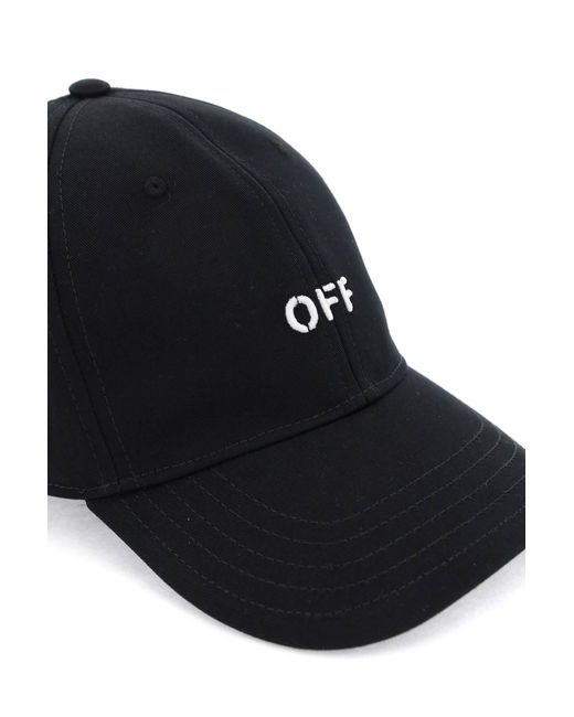 Off-White c/o Virgil Abloh Baseball Cap Met Off -logo in het Black