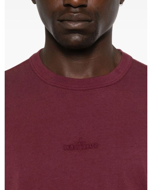 Stone Island Red T Shirt