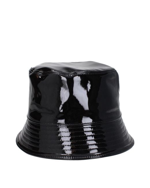Prada Black Cappelli Donna Vernice Nero