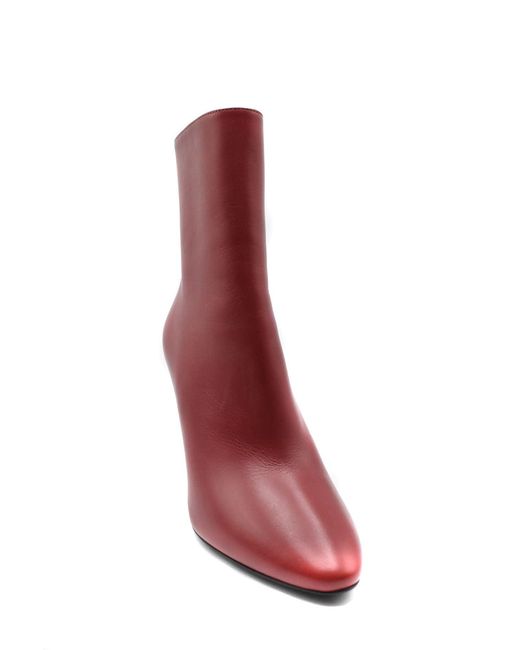Saint Laurent Red Stiefeletten Rot