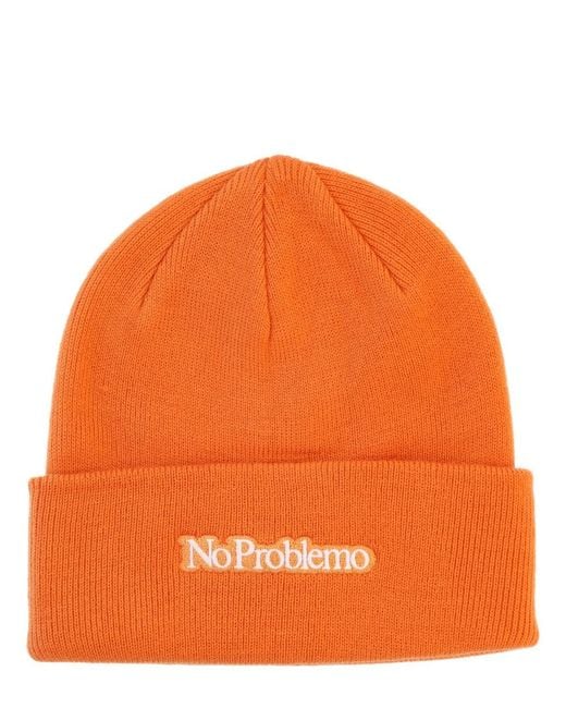 No Problemo Orange Cap With Logo