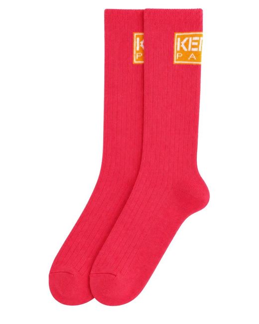 KENZO Red Paris Socks