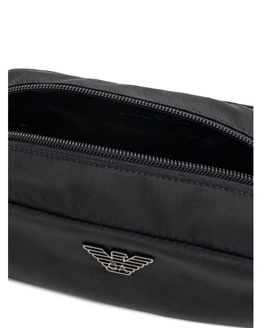 Emporio Armani Exclusive Black Nylon Beauty Case for men