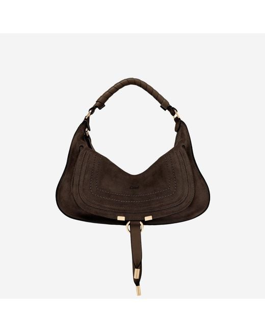 Chloé Brown Small Marcie Shoulder Bag