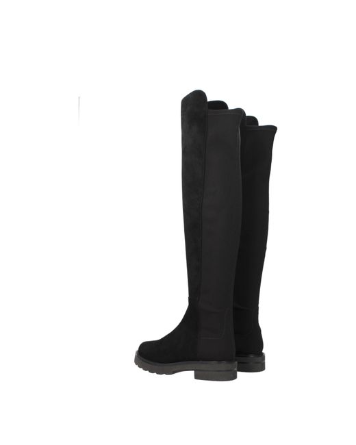 Stuart Weitzman Black Boots 5050 Suede for men