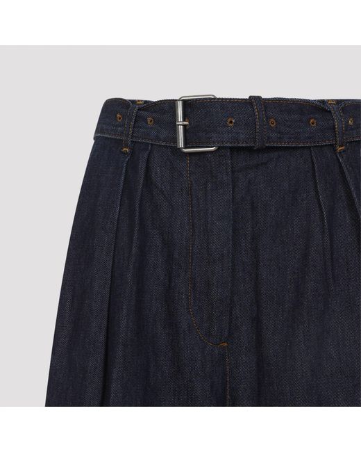 Dries Van Noten Perzik Jeans in het Blue
