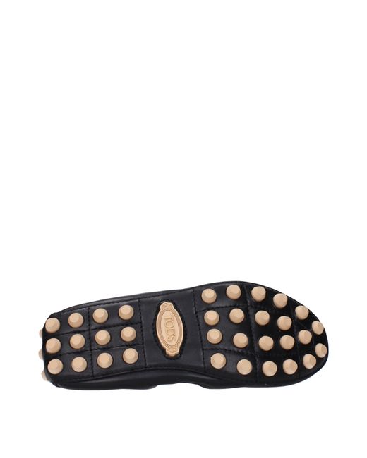 Tod's Black Ballerine Donna Pelle Nero
