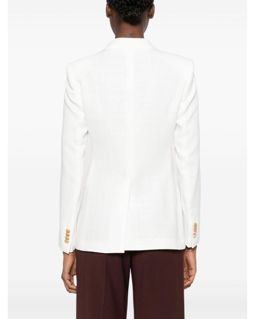 Tagliatore Tagliatorore Double Breasted Jacket in het White