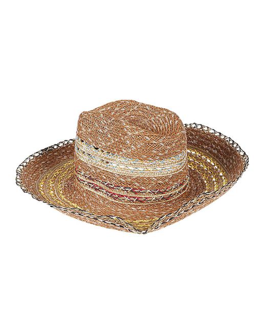 Exquisite J Brown Raffia Fedora Hut