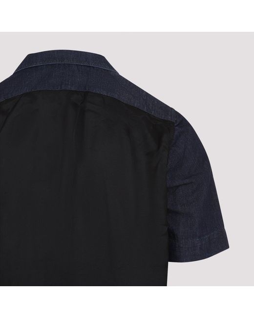 Dries Van Noten Blue Cameron Cotton Shirt for men