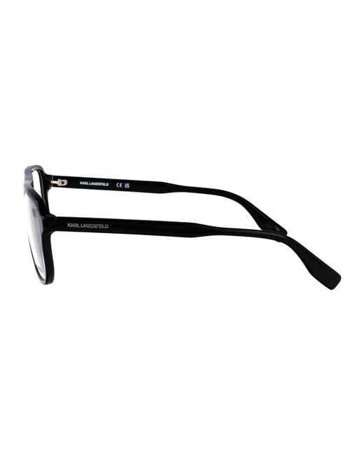 Karl Lagerfeld Black Aviator Optical Kl6156 1 for men