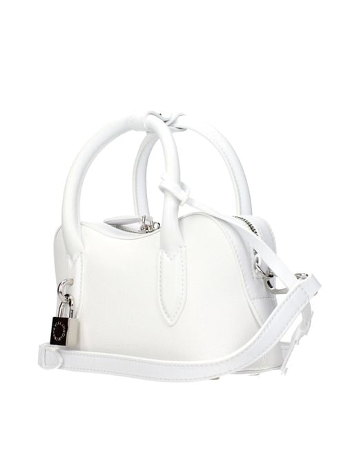 Stella McCartney White Stella Mc Cartney Ryder Handbags Eco Leather/Optic
