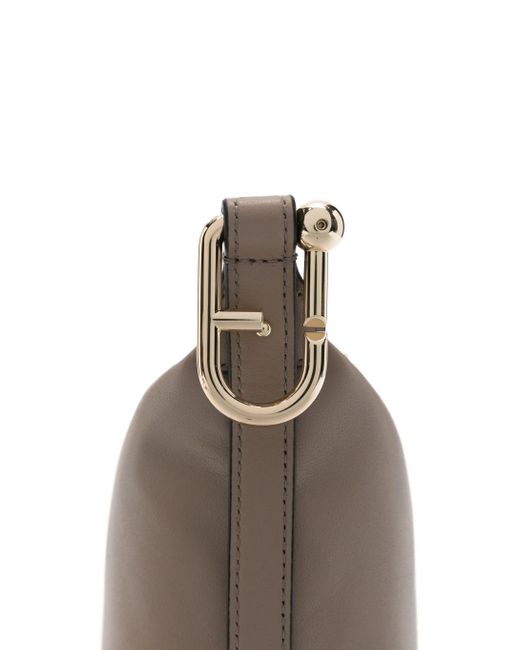 Furla Gray Tonie Mini Hobo
