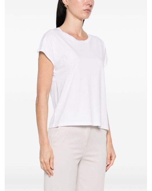Base London White T-Shirts And Polos Cotton