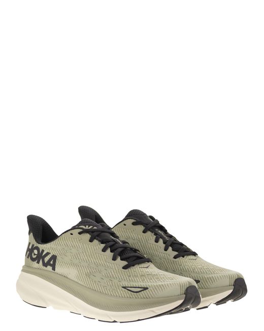 Clifton 9 zapato deportivo transpirable Hoka One One de hombre de color Green