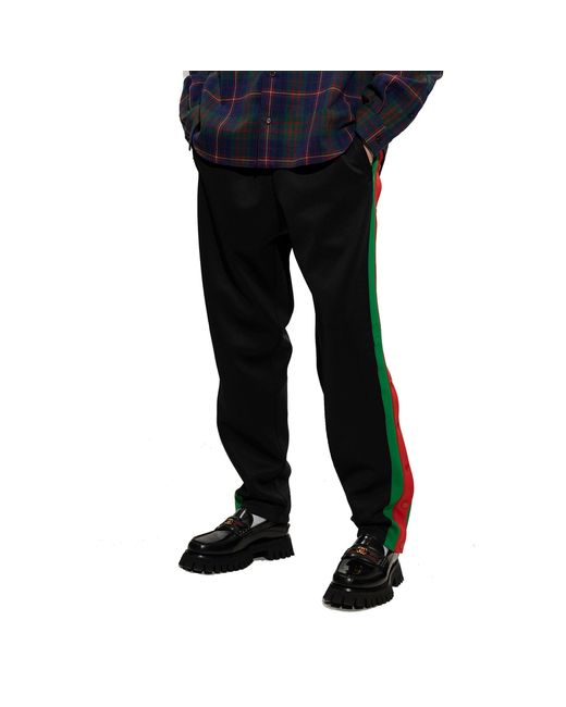 Pantalon de survêtement Gucci pour homme en coloris Black
