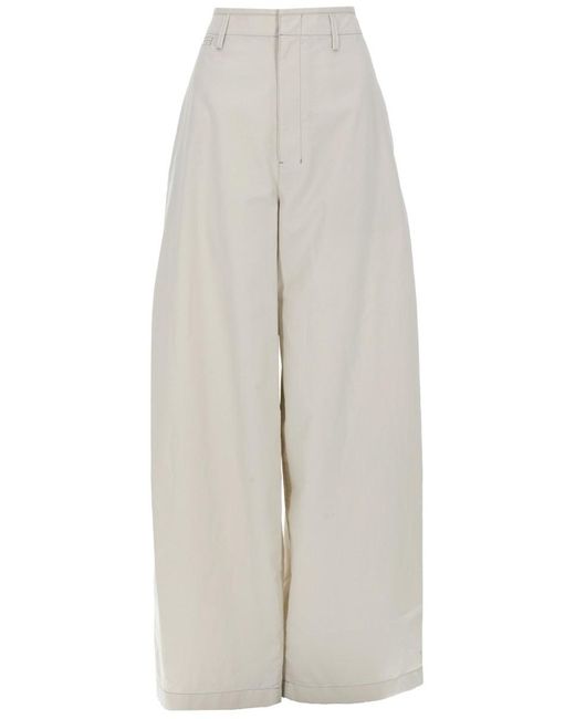 Lemaire White Essential Trousers