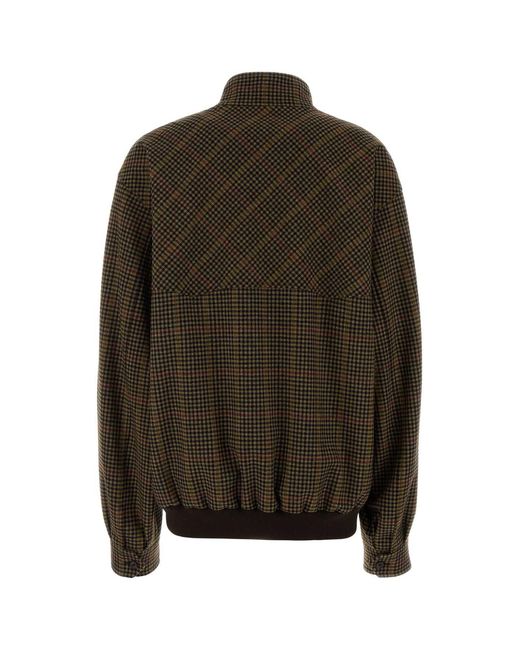 Miu Miu Brown Embroidered Wool Jacket