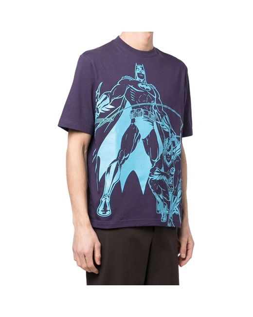 Lanvin Batman Grafisch Bedrukt T -shirt in het Blue voor heren