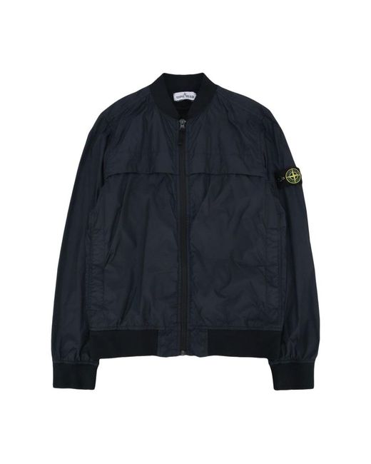 Stone Island Blue Bomber Jacket