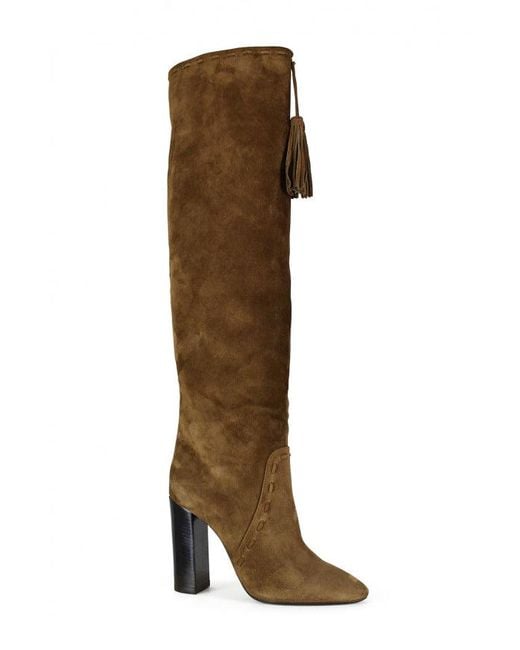 Saint Laurent Brown Meurice Boots