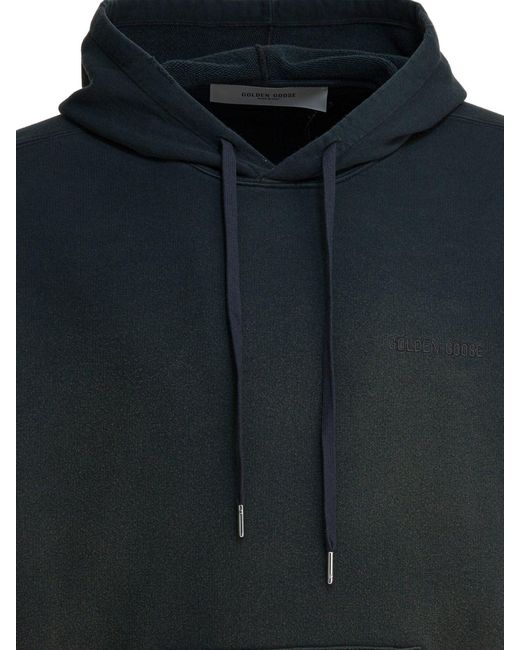 Golden Goose Deluxe Brand Kapuzenpullover mit gebleichtem Effekt von in Blue für Herren