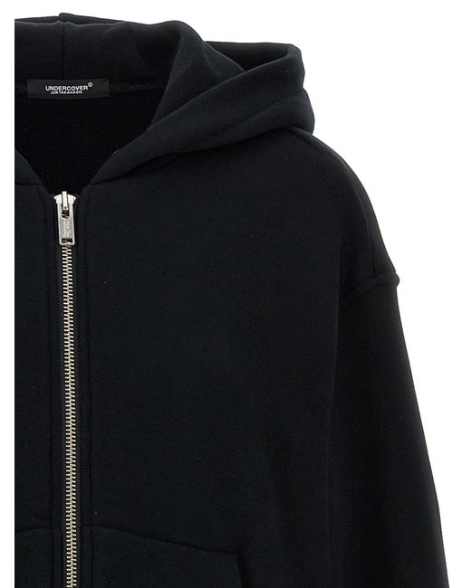 Dos capas de sudadera con capucha de material encubierto Undercover de color Black