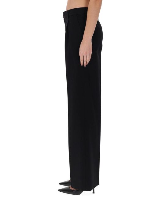 PT Torino Black Virgin Wool Trousers