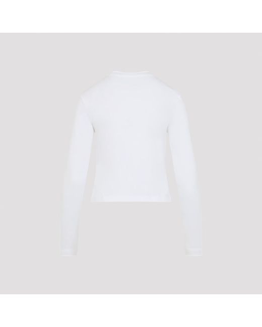 Jacquemus White Logo Crew Neck T-Shirt