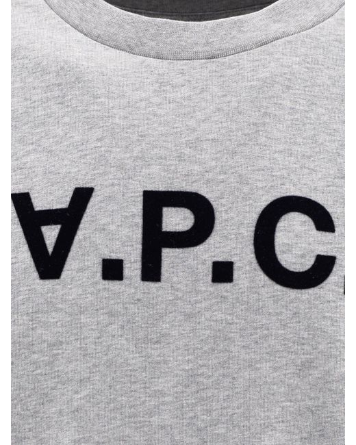 A.P.C. "Standard Grand VPC" Sweatshirt in Gray für Herren