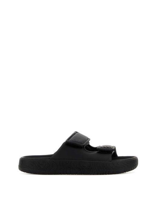Veja Black Slip On Sandals