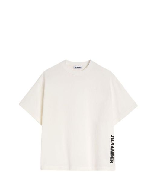 Jil Sander White T-Shirts And Polos
