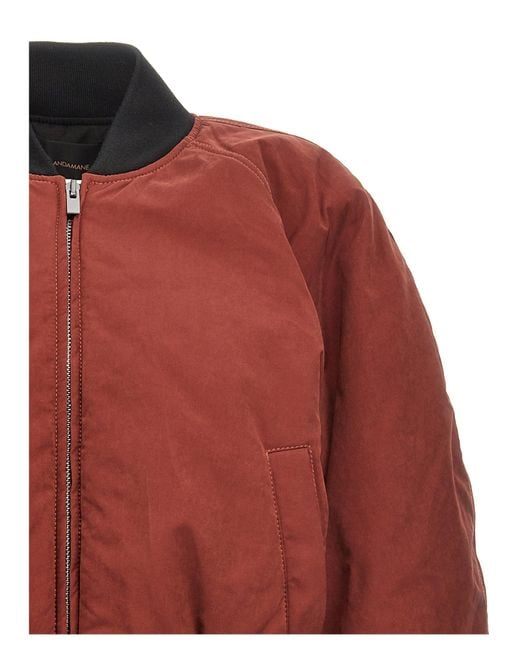 ANDAMANE Red Sierra Puffer Jackets