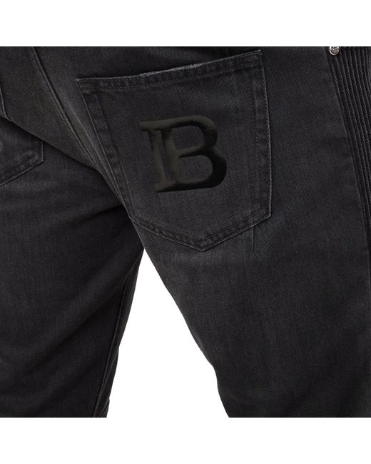 Balmain Black Denim Jeans for men