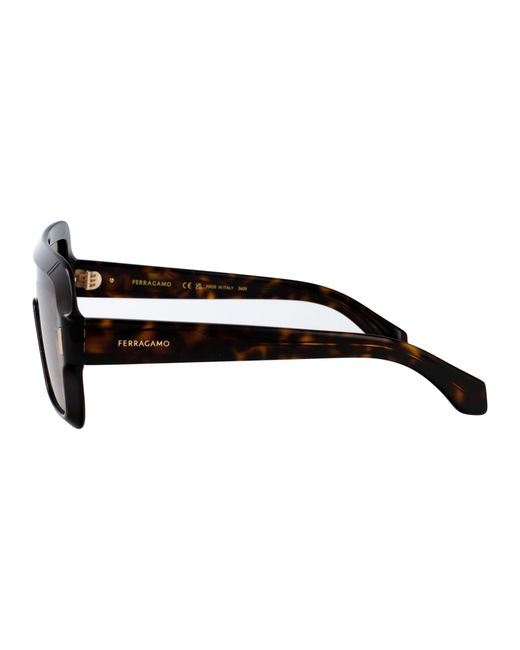 Ferragamo Brown Sunglasses